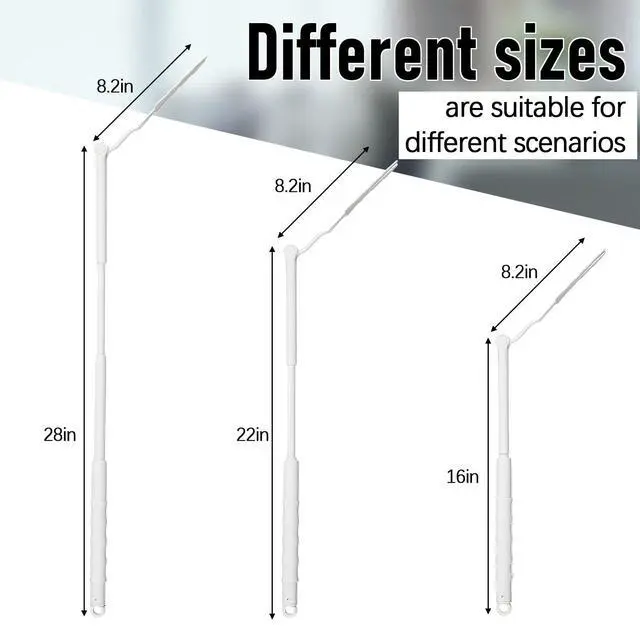 Alt view image 3 of 6 - 4 Pcs 3 ft Replacement Handles Compatible with Duster Refills