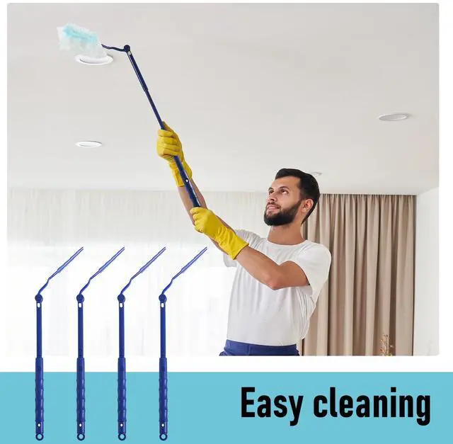 Alt view image 5 of 6 - 4 Pcs 3 ft Replacement Handles Compatible with Duster Refills