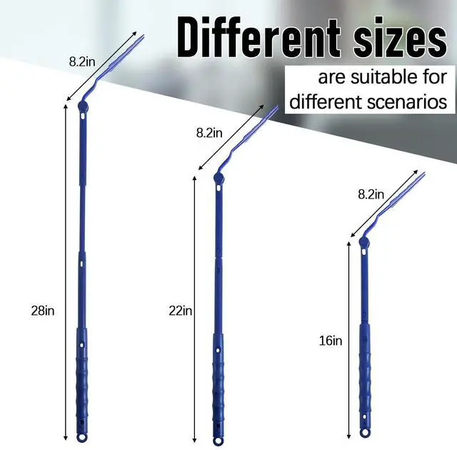 Alt view image 3 of 6 - 4 Pcs 3 ft Replacement Handles Compatible with Duster Refills