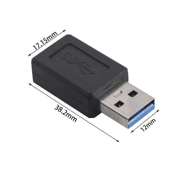 Alt view image 2 of 5 - 2PCS USB 3.0 Male to USB-C Female Adapter,5Gbps USB A to Type C Converter for Data Sync and Charging,Compatible with Laptop,Hard Drive,Mobile Phones