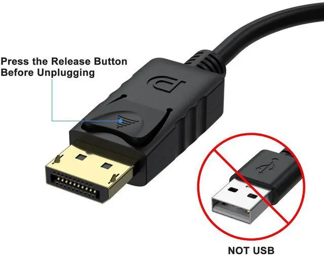 Alt view image 5 of 7 - DisplayPort to VGA Adapter 1080P, Uni-Directional Gold-Plated DP to VGA Converter (Male to Female) Compatible with Computer, Desktop, Laptop, PC, Monitor, Projector, HDTV, Lenovo, Dell, HP, ASUS