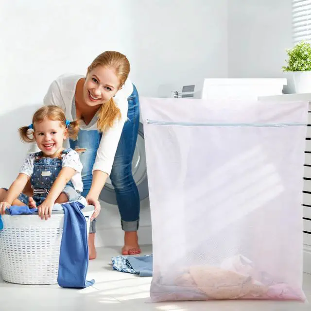 Alt view image 7 of 7 - Mesh Laundry Bags Mesh Wash Bags Large,Lingerie Bags for Washing Delicates