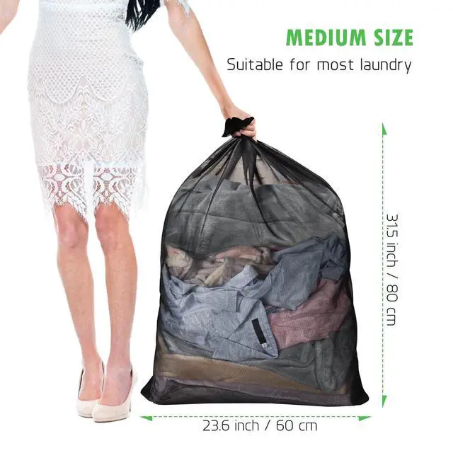 Alt view image 3 of 7 - Blouse Sweater Dress Don't Drying, Melting 140-176 | Reusable Laundry Bag Mesh Lingerie Wash Bags Zippered for Underwear Hosiery Blouse Sweater Don't Drying, Melting 140-176