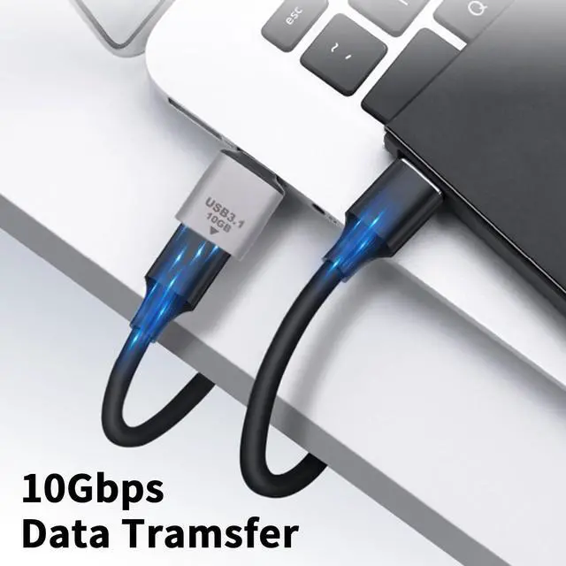 Alt view image 2 of 7 - 2-Pack USB C Female to USB A Male Adapter 10Gbps, Bi-Directional USB 3.1 Type A Male to Type C Female Converter OTG Connector for PC, Laptop, Smartphones, Power Bank