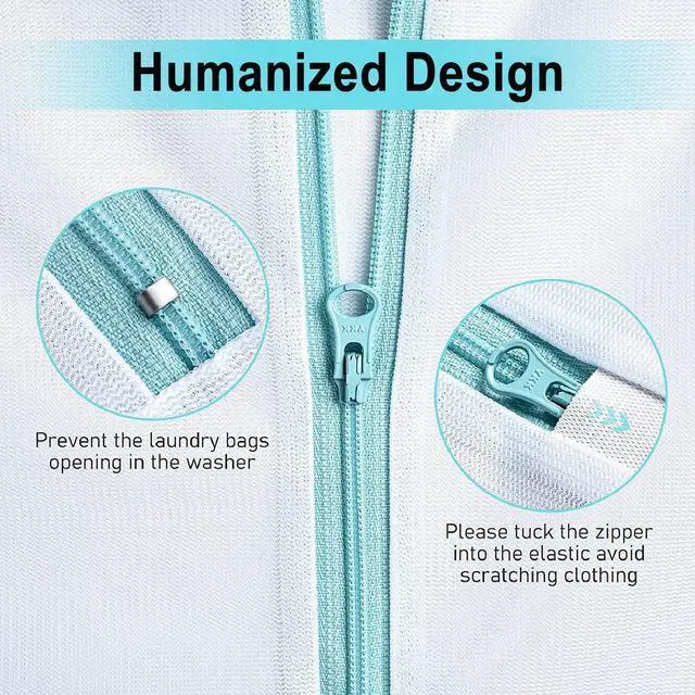 Alt view image 4 of 7 - Duty Home Dorm Hotel Don't Drying, Melting 140-176, White | Laundry Washer Delicates Lingerie Wash Machine Net Zipper Bag Heavy Duty Home Dorm Hotel Don't Drying, Melting 140-176