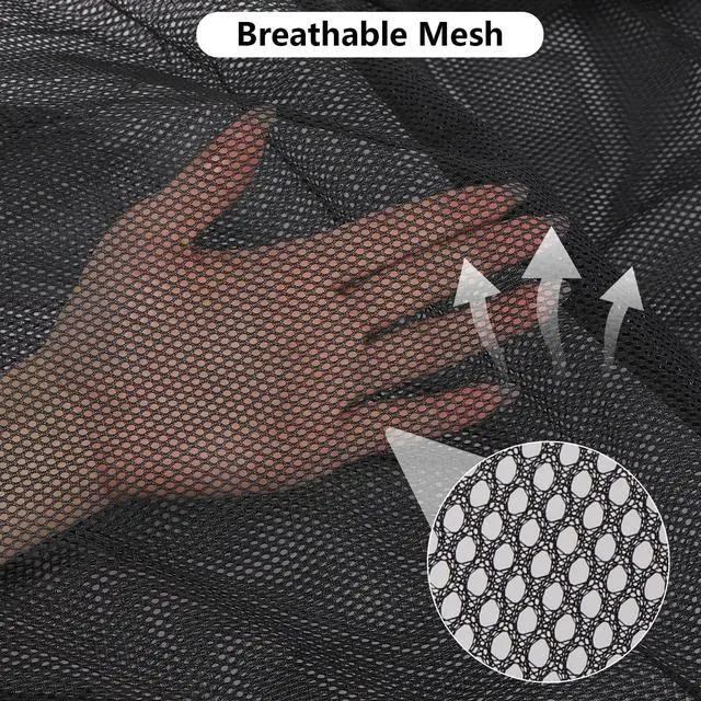 Alt view image 2 of 6 - 4 Pcs Laundry Bags Mesh Wash Bags 23.6 x 35 In Large Laundry Drawstring Bag | Laundry Bag for Home, College, Travel, Dorms