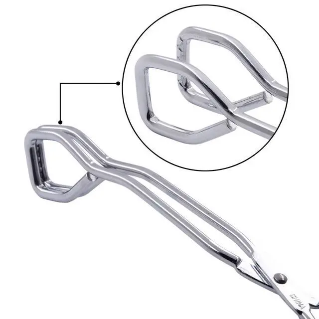Alt view image 3 of 7 - Kitchen Scissor Tongs 11-Inch Heavy Duty Stainless Steel Wire Tongs