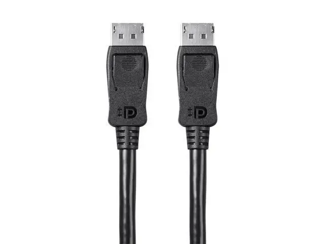 Alt view image 2 of 6 - DisplayPort 1.4 Cable - 6 Feet - Black | For Computer, Desktop, Laptop, PC, Monitor, Projector, Dell, ASUS, and More - Select Series
