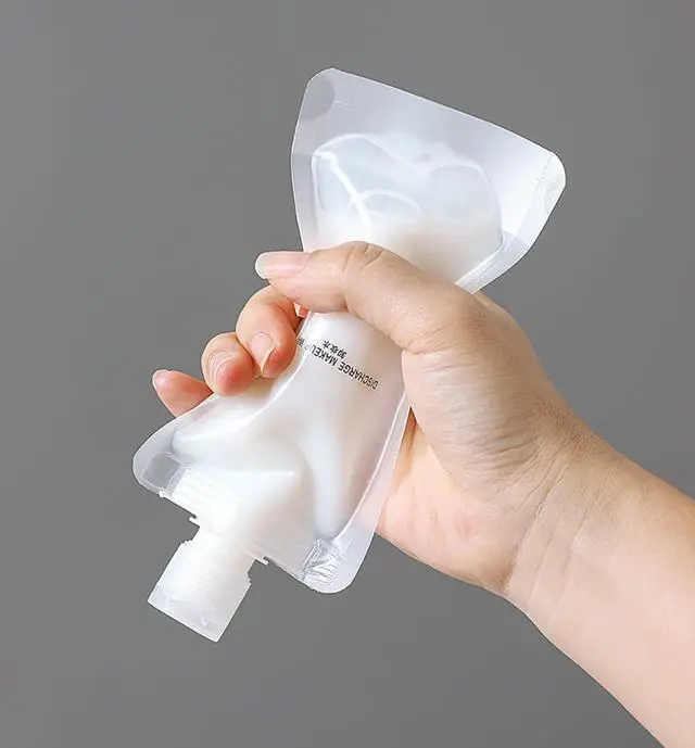 Alt view image 4 of 7 - 10pcs Travel Pouches for Toiletries, Leak Proof Travel Fluid Makeup Packing Bag, TSA Approved Squeeze Liquid Pouches for Travel, Plastic Pouch for Lotion Shampoo Cream Hand Soap