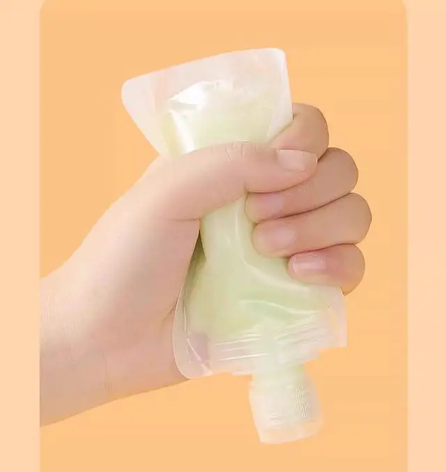 Alt view image 5 of 7 - 10pcs Travel Pouches for Toiletries, Leak Proof Travel Fluid Makeup Packing Bag, TSA Approved Squeeze Liquid Pouches for Travel, Plastic Pouch for Lotion Shampoo Cream Hand Soap