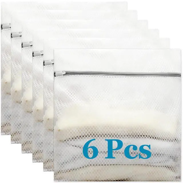 Main image of Mesh Laundry Bags for Delicates, 24 x 24 Inches | Honeycomb Mesh Bags for Washing Machine, Reusable, Durable Zipper, For Pillows Sheets Sweaters Jeans Jackets Blankets