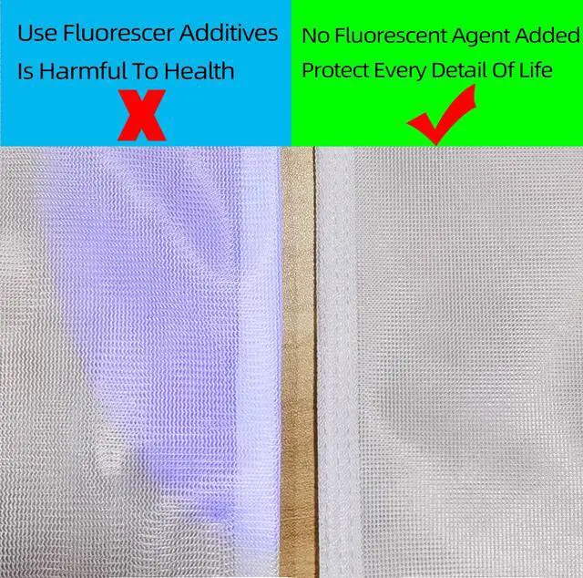 Alt view image 6 of 7 - Delicates Laundry Bags, Bra Fine Mesh Wash Bag for Underwear, Lingerie, Bra, Pantyhose, Socks, Use YKK Zipper, Have Hanger Loops, (White, 3 Large)