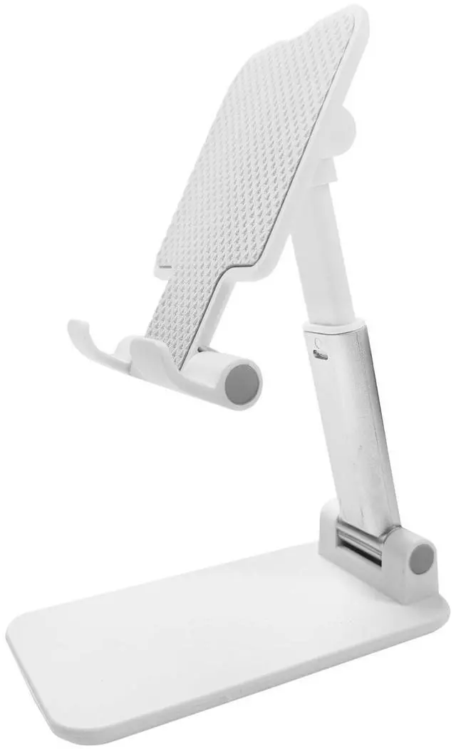 Main image of Adjustable Cell Phone Stand,Phone Stand,iPhone Holder for Desk,Height Adjustable Cell Phone Holder Portable Cellphone Cradle Desktop Dock Stand for Smart Phones,iPad Tablet and E-Reader