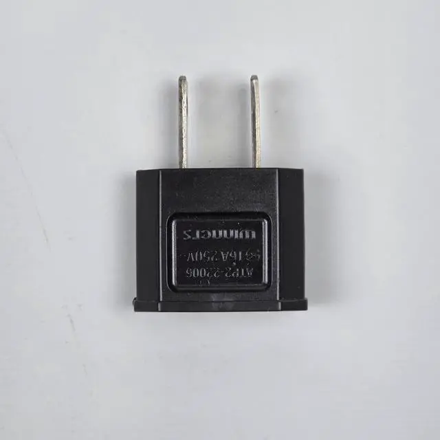 Alt view image 3 of 7 - 220V to 110V Plug Adapter 2 Pack Korea Type C to US Plug Travel Converter (No Voltage Conversion) for Hair Dryer, Laptop, Small Appliances Compact Lightweight Adapter for USA Japan Trips