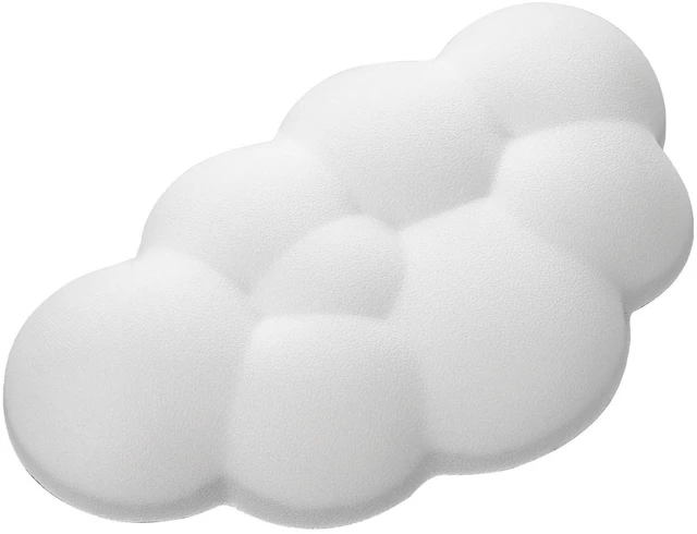 Main image of Cloud Wrist Rest Cushion for Mouse Ergonomic Soft Gel Hand Support Pad Ergonomic Anti-Slip Comfortable Mat Supplies for Office School Home Laptop Computer Mouse