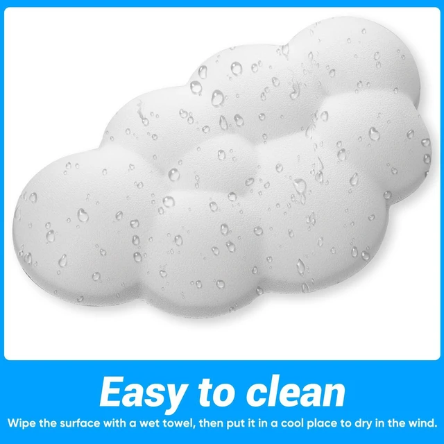 Alt view image 5 of 7 - Cloud Wrist Rest Cushion for Mouse Ergonomic Soft Gel Hand Support Pad Ergonomic Anti-Slip Comfortable Mat Supplies for Office School Home Laptop Computer Mouse