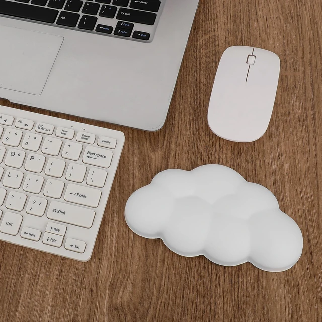 Alt view image 7 of 7 - Cloud Wrist Rest Cushion for Mouse Ergonomic Soft Gel Hand Support Pad Ergonomic Anti-Slip Comfortable Mat Supplies for Office School Home Laptop Computer Mouse