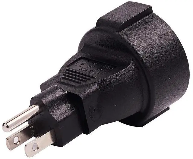 Main image of US to Europe Adapter USA NEMA 5-15 to Europe Schuko Female | 5-15P to Europe Schuko Female,16A 110-250V,premium PVC & metal materia,for travel and household daily power conversion