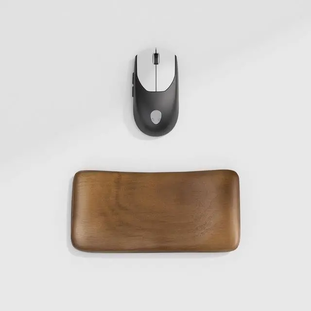 Main image of Mouse Wrist Rest for One-Hand Gaming Keypad, Ergonomic Walnut Rest | Ergonomic Design for Wrist Pain Relief, Easy to Clean and Smooth No Odor, Support Wrist to Coding Typing and Playing