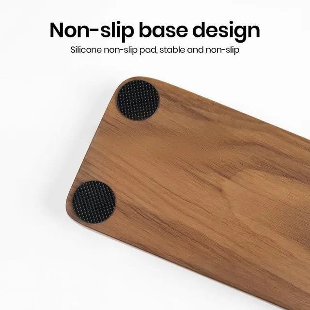 Alt view image 5 of 7 - Mouse Wrist Rest for One-Hand Gaming Keypad, Ergonomic Walnut Rest | Ergonomic Design for Wrist Pain Relief, Easy to Clean and Smooth No Odor, Support Wrist to Coding Typing and Playing