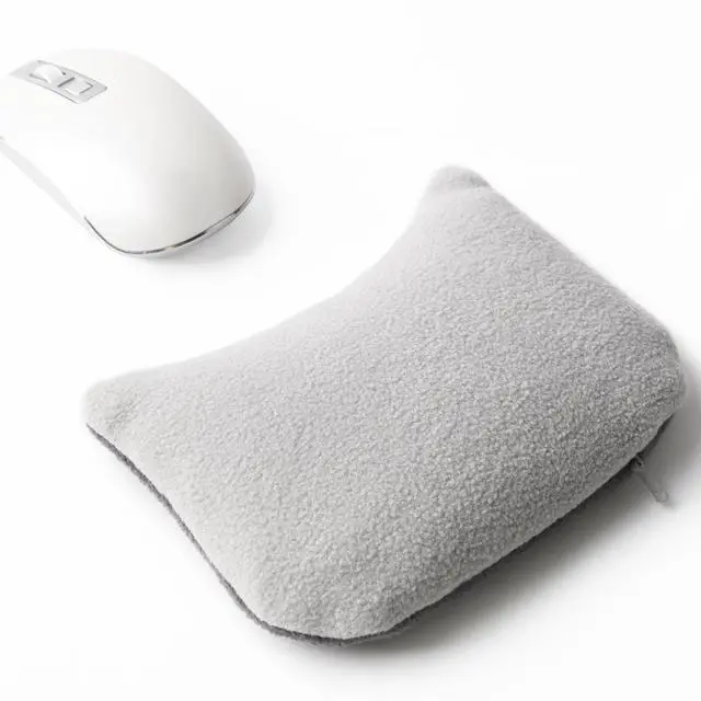 Main image of Wrist Rest Bean Bag, Ergonomic Mouse Support Pad Filled Ergo Beads for Computer, Laptop, PC Gaming (Gray)