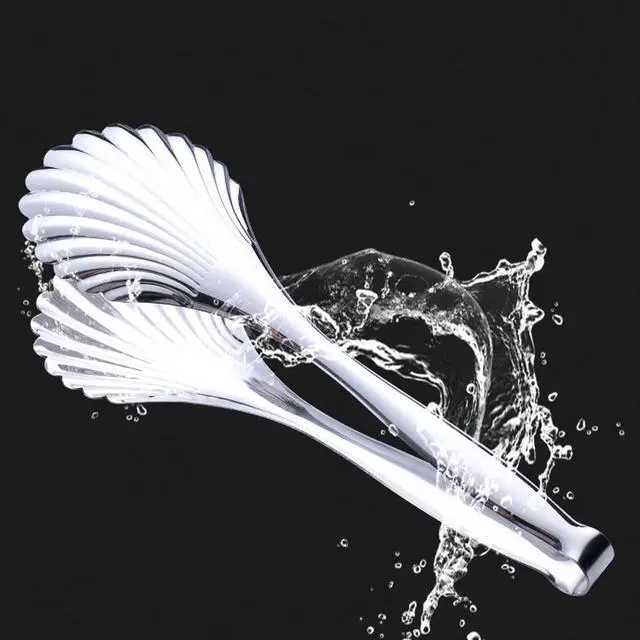 Alt view image 3 of 7 - Buffet Cooking Serving Tongs, 12 inch Kirsite Catering Chef Food Salad BBQ Serving Utensils, Set of 2(stainless steel) (Stainless Steel)