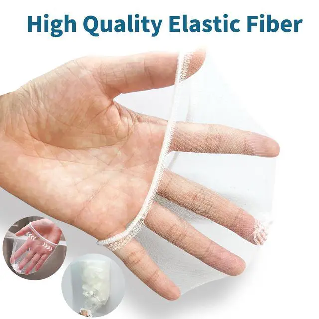 Alt view image 3 of 7 - 200 PCS Kitchen Disposable Mesh Sink Strainer Bags, Anti-Clogging Drain Filters for Collecting Food Waste & Garbage, Fits Most Kitchen Sink Strainers with PP Storage Box