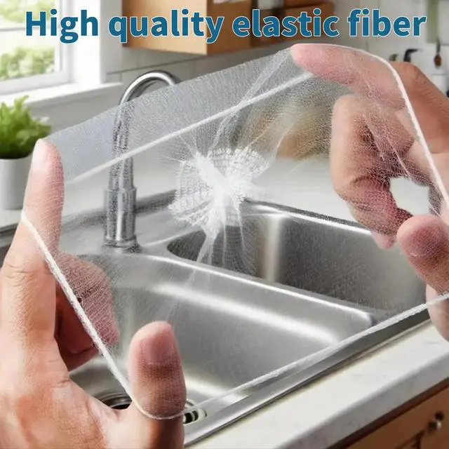 Alt view image 5 of 7 - 200 PCS Kitchen Disposable Mesh Sink Strainer Bags, Anti-Clogging Drain Filters for Collecting Food Waste & Garbage, Fits Most Kitchen Sink Strainers with PP Storage Box