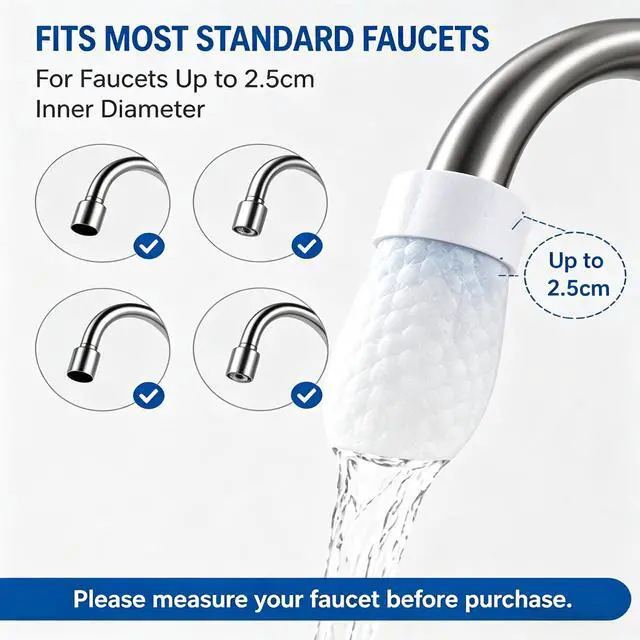 Alt view image 3 of 6 - Faucet Filter Bags for Kitchen Sink, PP Fiber Faucet Covers