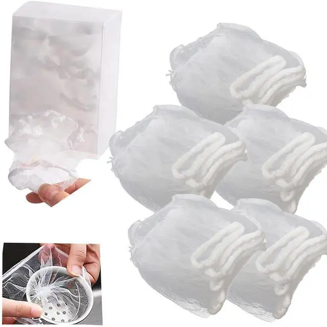 Alt view image 7 of 7 - 500 PCS Disposable Kitchen Sink Drain Strainer Disposable Mesh Sink Strainers Anti-Clog One Use Sink Strainer Pouches Kitchen Drain Food Catcher Strainers Bag for Collecting Catch Leftovers