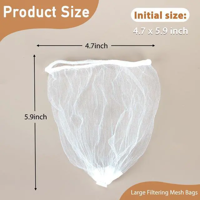 Alt view image 3 of 3 - 250 PCS Large Size Kitchen Sink Strainer Mesh Bag for Sink Food Catcher | Disposable Sink Net Strainer Filter Bags for Various Sizes of Sink Strainers, Faucet Filter Bags for Kitchen Sink