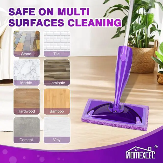 Alt view image 7 of 7 - Microfiber Pads Refills for Swiffer Wet Jet 15"x5.5" 8 PK Reusable | Machine Washable, Multi-Surface Wet & Dry Floor Cleaning, Reusable Pad Replacements for Swiffer Wet Jet, High Absorbency