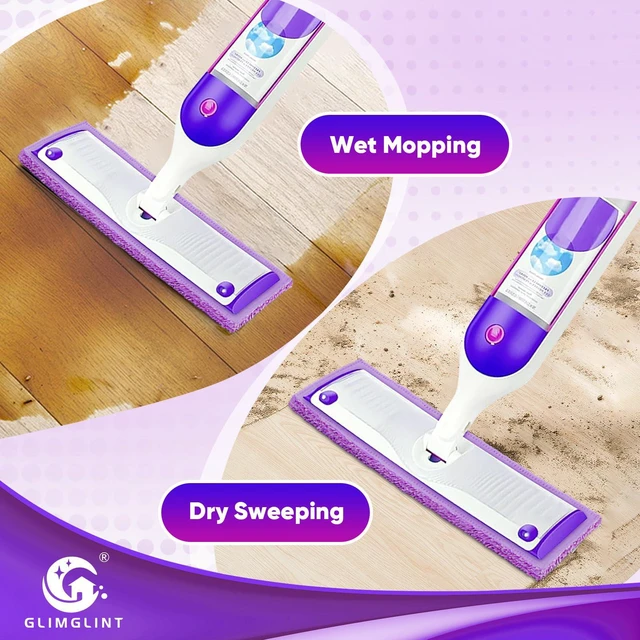 Alt view image 6 of 7 - Reusable Microfiber Mop Pads Compatible with Swiffer PowerMop | 13 ''-15 '' Spray Mop- Washable Pads for Multi-Surface Floor Cleaning, 16 Pack