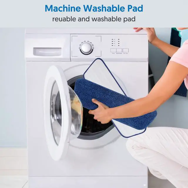 Alt view image 3 of 5 - Microfiber Mop Pads for Swiffer PowerMop: Wet Mop Refills 7 Pack | Power Mop Refills Multi-purpose, Floor Mop Dust Mop Pads Reusable Replacement, for 13''-15'' Spray Mops Multi-surface Floors