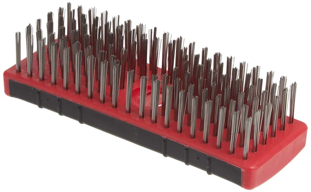 Alt view image 3 of 4 - 4166 7-Inch Soft Grip Stainless Steel Scrub Brush