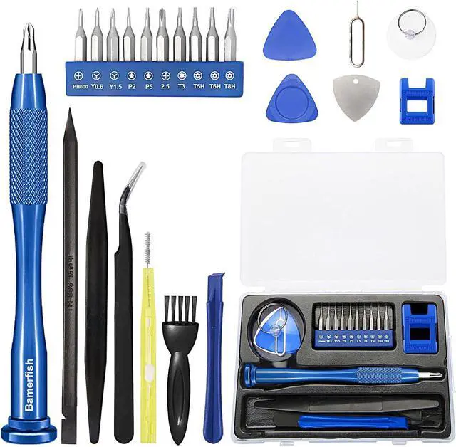 Main image of 22Pcs Precision Screwdriver Set Repair Tool Cleaning kit for iPhone 6 6S 7 8 X XS XR SE 11 12 13 mini 14 15 16 Plus Pro Max,ipad,MacBook Air Pro,Mac mini,Switch,Apple Watch,Mobile cell phones,etc