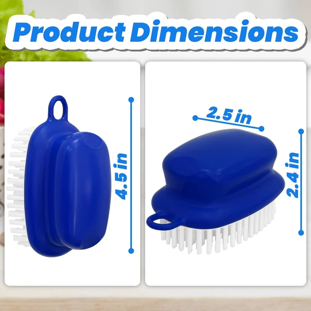 Alt view image 3 of 6 - 2-Pack Vegetable Brush