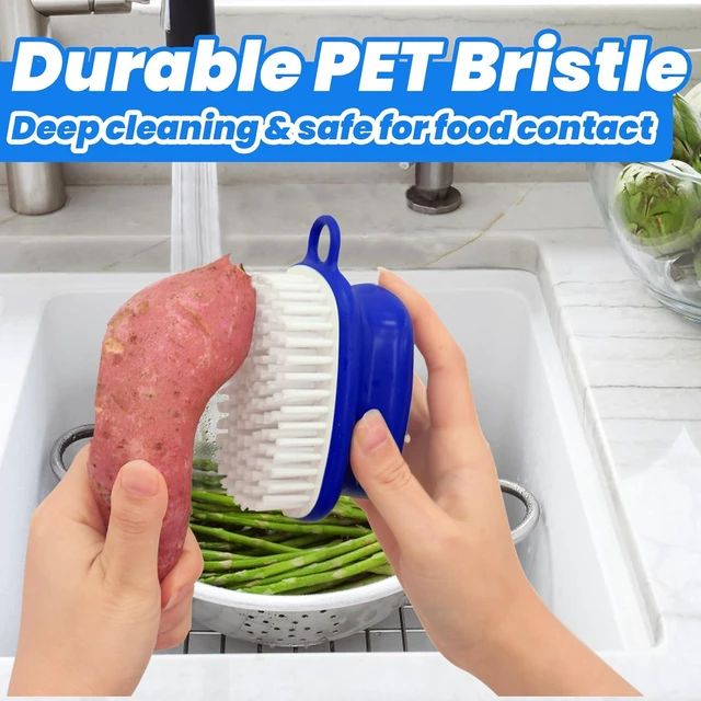 Alt view image 4 of 6 - 2-Pack Vegetable Brush