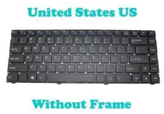 Main image of W94 Keyboard For CLEVO W940SU MP-12R73US-4302 6-80-W9400-011-1 English No Frame