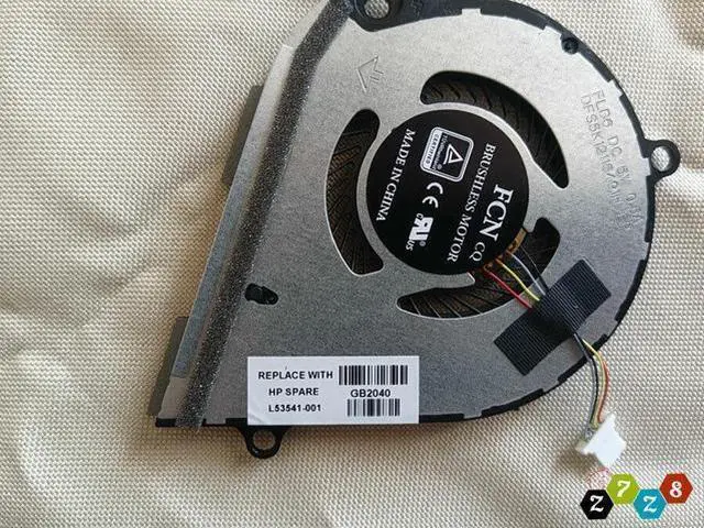 Alt view image 3 of 5 - Cpu cooling fan for HP ENVY X360 15-DS 15-DR 15M-DS 15M-DS0011DX