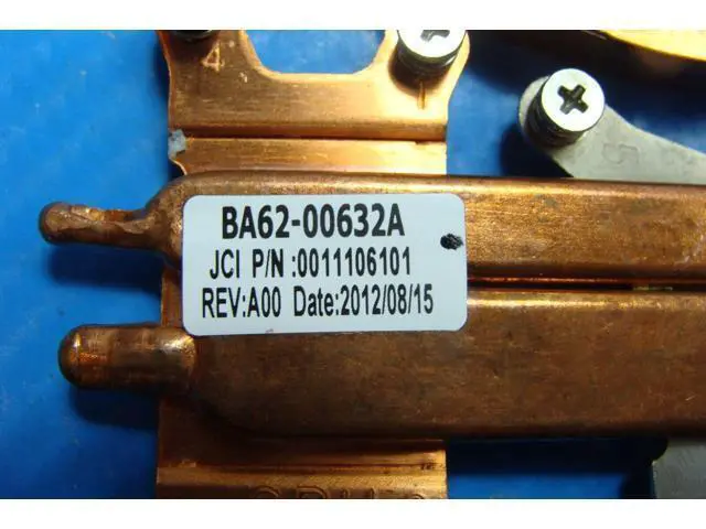 Alt view image 3 of 5 - Cpu cooling fan for Samsung NP700Z5C-S02UB 15.6 inches s with Heatsink BA62-00632A