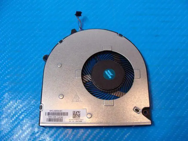 Alt view image 2 of 5 - Cpu cooling fan for HP 15-dw3013dx 15.6 inches L52034-001 DC28000N6F0