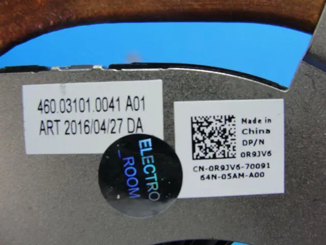 Alt view image 3 of 5 - Cpu cooling fan for Dell Inspiron 15-3558 15.6 inches with Heatsink R9JV6 #2