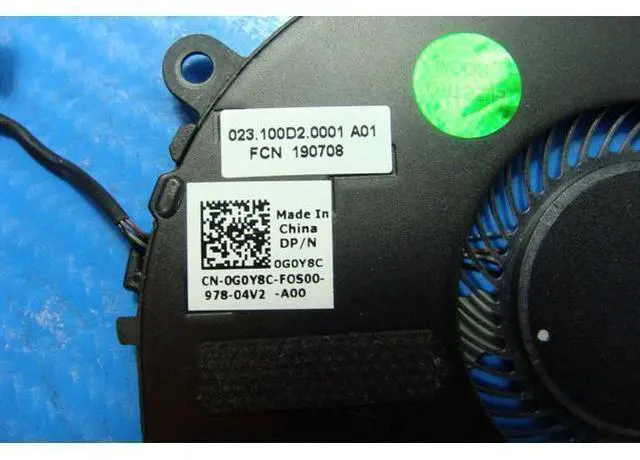 Alt view image 3 of 5 - Cpu cooling fan for Dell Inspiron 13 7386 13.3 inches 023.100D2.0001 G0Y8C