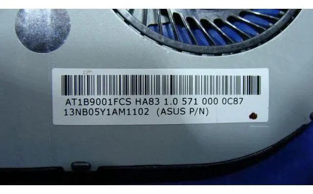 Alt view image 3 of 5 - Cpu cooling fan for Asus Q302LA-BHI3T11A 13.3 inches with Heatsink 13NB05Y1AM1102