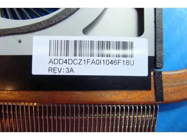 Alt view image 3 of 5 - Cpu cooling fan for Toshiba Satellite Click 2 P35W-B 13.3 inches with Heatsink 4dcz1fa0i10