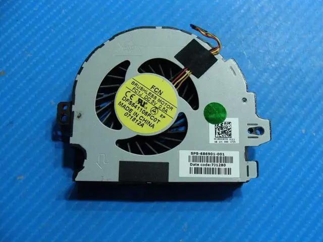 Alt view image 2 of 4 - Cpu cooling fan for HP Envy m6-1105dx 15.6 inches 686901-001 DC28000BFF0
