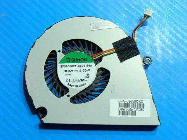 Alt view image 2 of 5 - Cpu cooling fan for HP Envy 15-1067NR 15.6 inches 686580-001 DC28000BDS0