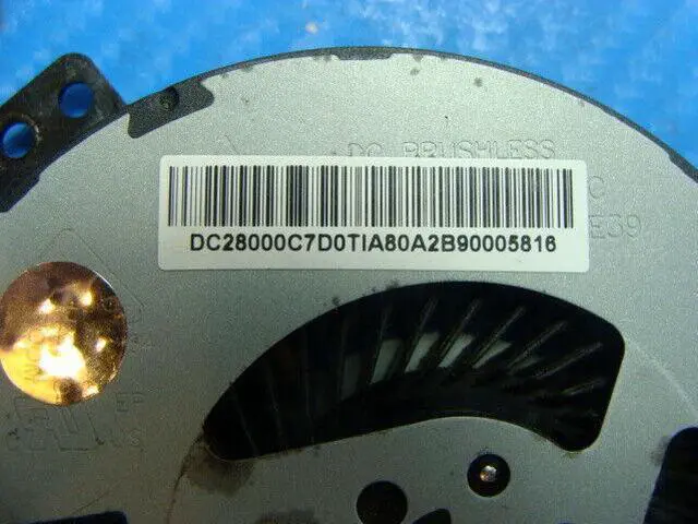 Alt view image 3 of 5 - Cpu cooling fan for Lenovo IdeaPad P400 Touch 20211 14 inches with Heatsink AT0SY0010C0