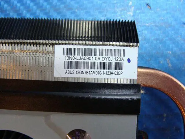 Alt view image 3 of 5 - Cpu cooling fan for Asus X54C-Series 15.6 inches with Heatsink 13N0-LJA0901 13GN7B1AM010-1